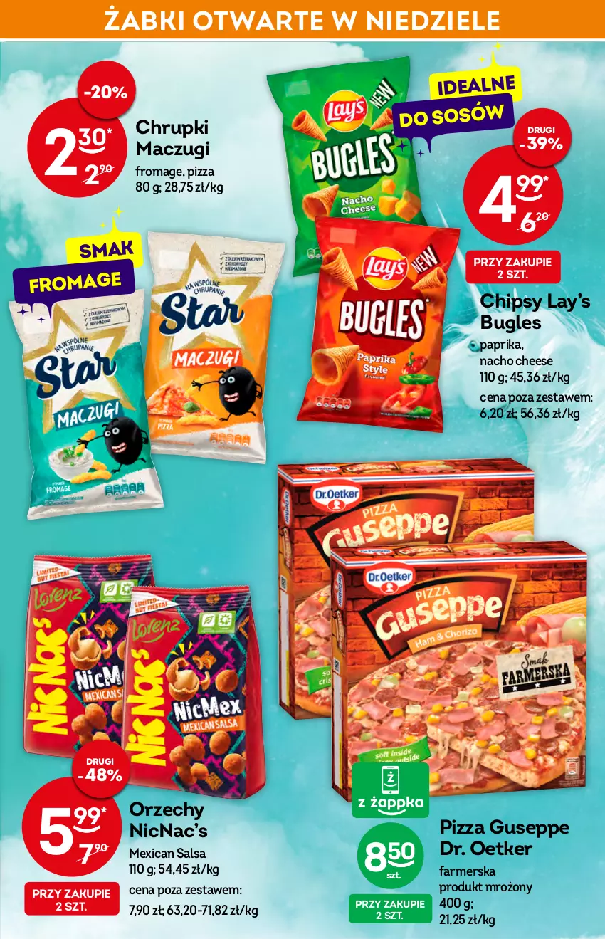 Gazetka promocyjna Żabka - ważna 23.03 do 29.03.2022 - strona 5 - produkty: Chipsy, Chrupki, Dr. Oetker, Eleo, Fa, Gin, Lay’s, Pizza, Salsa, Sos