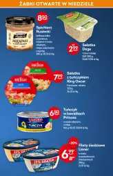Gazetka promocyjna Żabka - Gazetka - ważna od 29.03 do 29.03.2022 - strona 45 - produkty: Sałatka, Sos, Mus, Kawa, Dega, Sałat, Spichlerz Rusiecki, Tuńczyk, Olej, Kiełbasa, Mięso, Lisner
