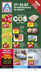 Gazetka promocyjna Aldi - Pełny katalog - Gazetka - ważna od 26.02 do 26.02.2022 - strona 1 - produkty: Kurczak, Pączek, Gra, Twaróg, Pościel, Cytryny, Mięsne specjały, Faworki, Tera, Obuwie, Suszarka, Suszarka na pranie, Pomidory, Fa