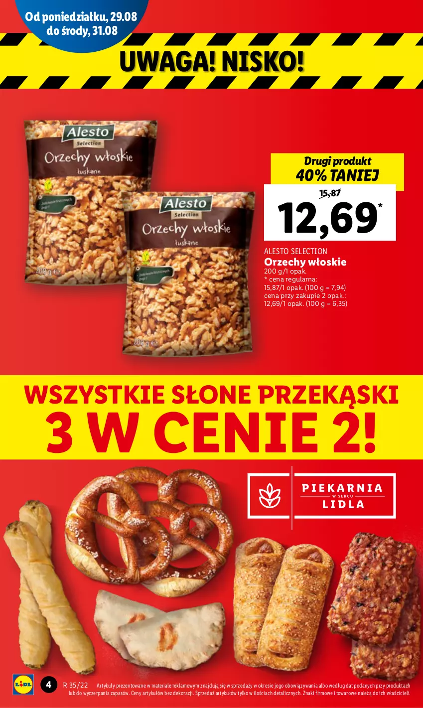 Gazetka promocyjna Lidl - GAZETKA - ważna 29.08 do 31.08.2022 - strona 4 - produkty: Orzechy włoskie, Waga