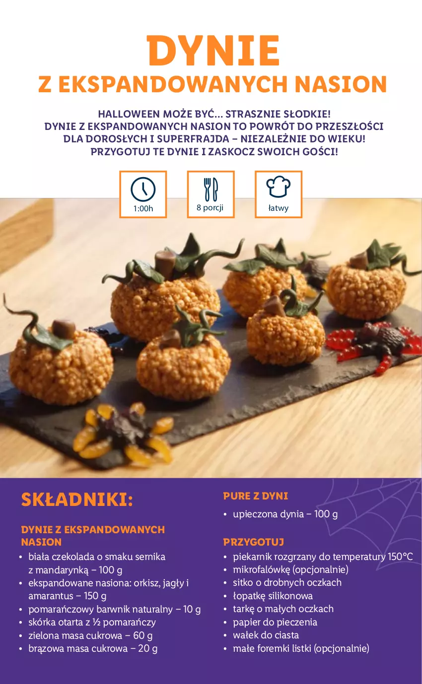 Gazetka promocyjna Lidl - KATALOG Z OFERTĄ NA HALLOWEEN - ważna 18.10 do 22.10.2021 - strona 6 - produkty: Czekolada, Fa, Foremki, Koc, Papier, Papier do pieczenia, Piec, Piekarnik, Por, Pur, Ser, Sitko, Tarta, Wałek, Wałek do ciasta