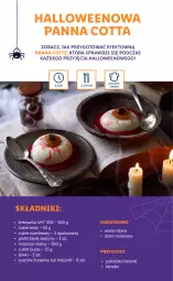Gazetka promocyjna Lidl - KATALOG Z OFERTĄ NA HALLOWEEN - Gazetka - ważna od 22.10 do 22.10.2021 - strona 2 - produkty: Por, Cukier puder, Panna cotta, Blender, Cukier, Róża, Dżem, Maliny, Foremki, Puder, Rodzynki, Cukier wanilinowy, Woda