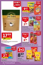 Gazetka promocyjna Auchan - Gazetka CENY W DÓŁ Supermarket Auchan - Gazetka - ważna od 05.06 do 05.06.2024 - strona 12 - produkty: Ciastka, Kawa rozpuszczalna, Chipsy, Kawa, Galaretka, Danio, Jacobs, Gala, Haribo