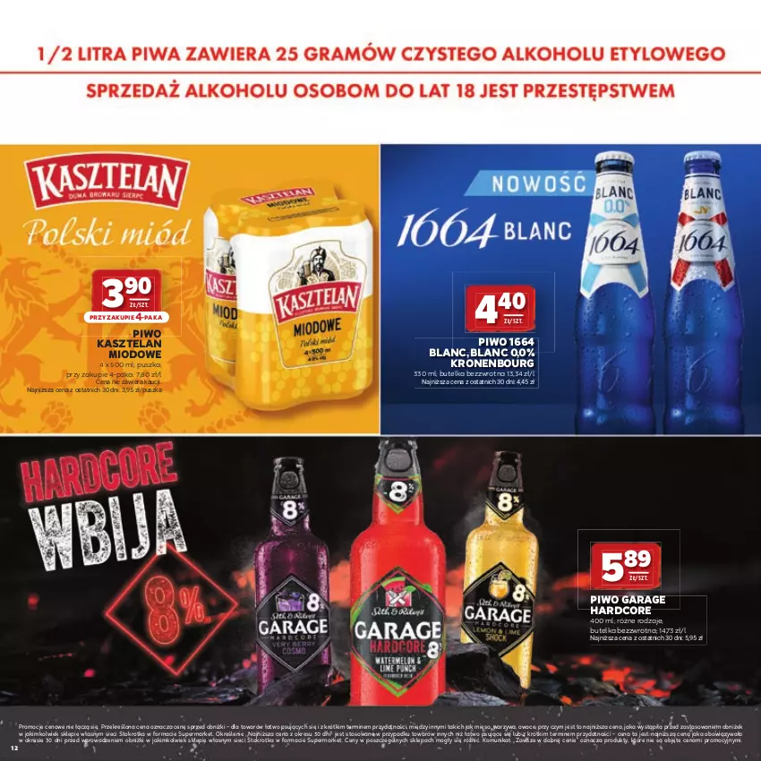 Gazetka promocyjna Stokrotka - Katalog Grill! - ważna 23.04 do 06.05.2026 - strona 12 - produkty: Kasztelan, Mięso, Owoce, Piwo, Warzywa