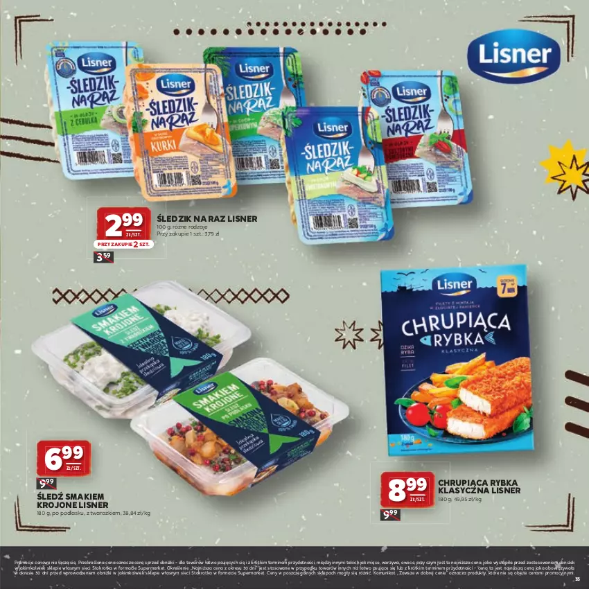 Gazetka promocyjna Stokrotka - Katalog Grill! - ważna 23.04 do 06.05.2026 - strona 35 - produkty: Lisner, Mięso, Owoce, Warzywa