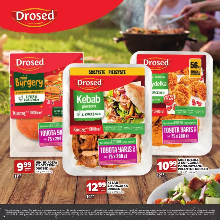 Gazetka promocyjna Stokrotka - Katalog Grill! - ważna 23.04 do 06.05.2026 - strona 36 - produkty: Burger, Kebab, Kotlet, Kurczak, Mięso, Owoce, Warzywa