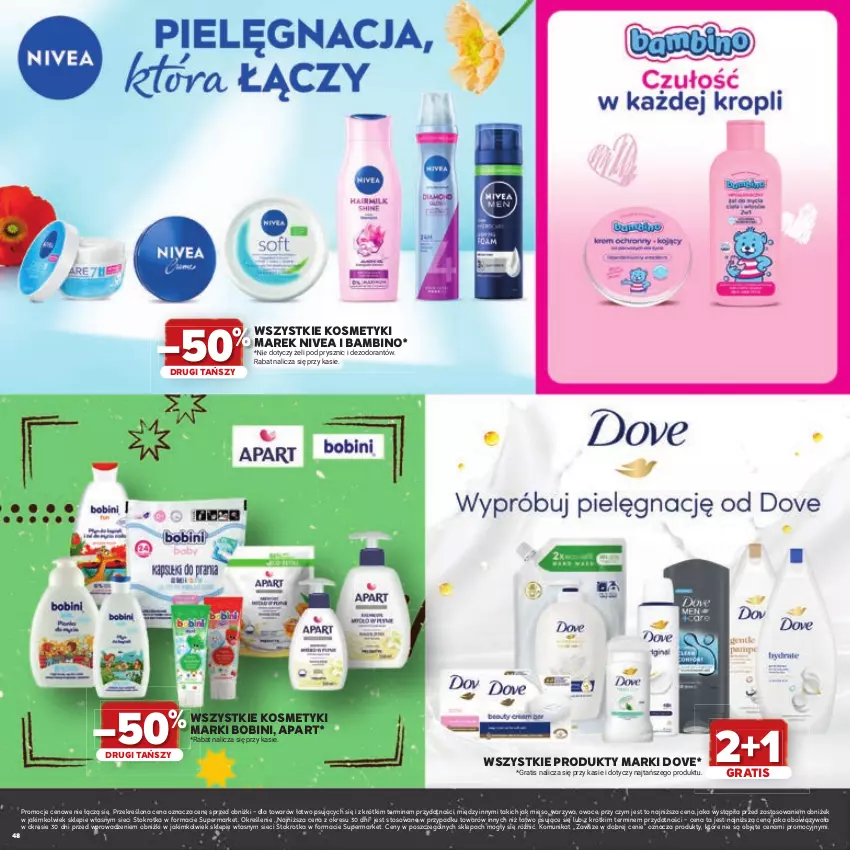 Gazetka promocyjna Stokrotka - Katalog Grill! - ważna 23.04 do 06.05.2026 - strona 48 - produkty: Dezodorant, Dove, Gra, Mięso, Nivea, Owoce, Warzywa