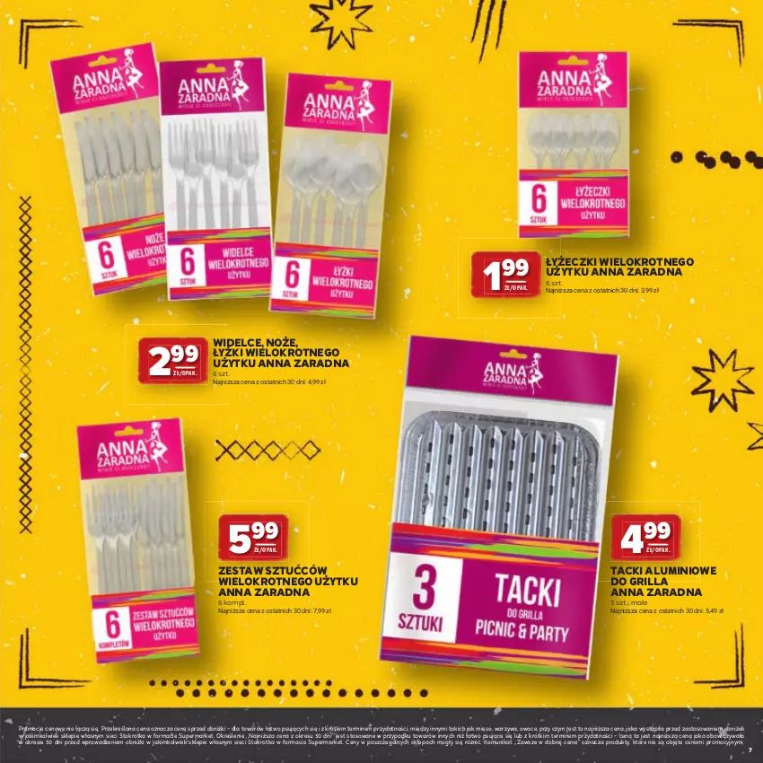 Gazetka promocyjna Stokrotka - Katalog Grill! - ważna 23.04 do 06.05.2026 - strona 7 - produkty: Grill, Mięso, Noż, Owoce, Warzywa, Zestaw sztućców