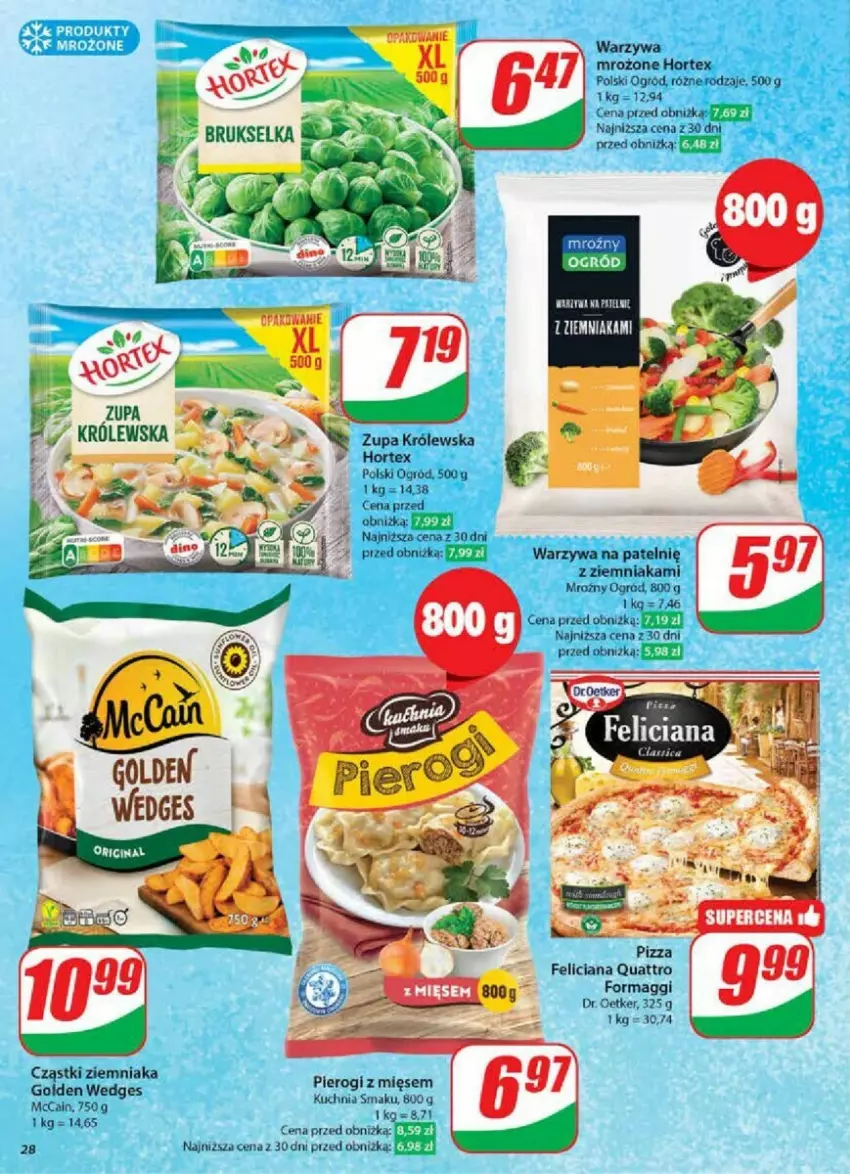 Gazetka promocyjna Dino - ważna 29.01 do 04.02.2025 - strona 21 - produkty: Dr. Oetker, Feliciana, Hortex, Kuchnia, Maggi, McCain, Ogród, Pierogi, Pizza, Warzywa, Zupa