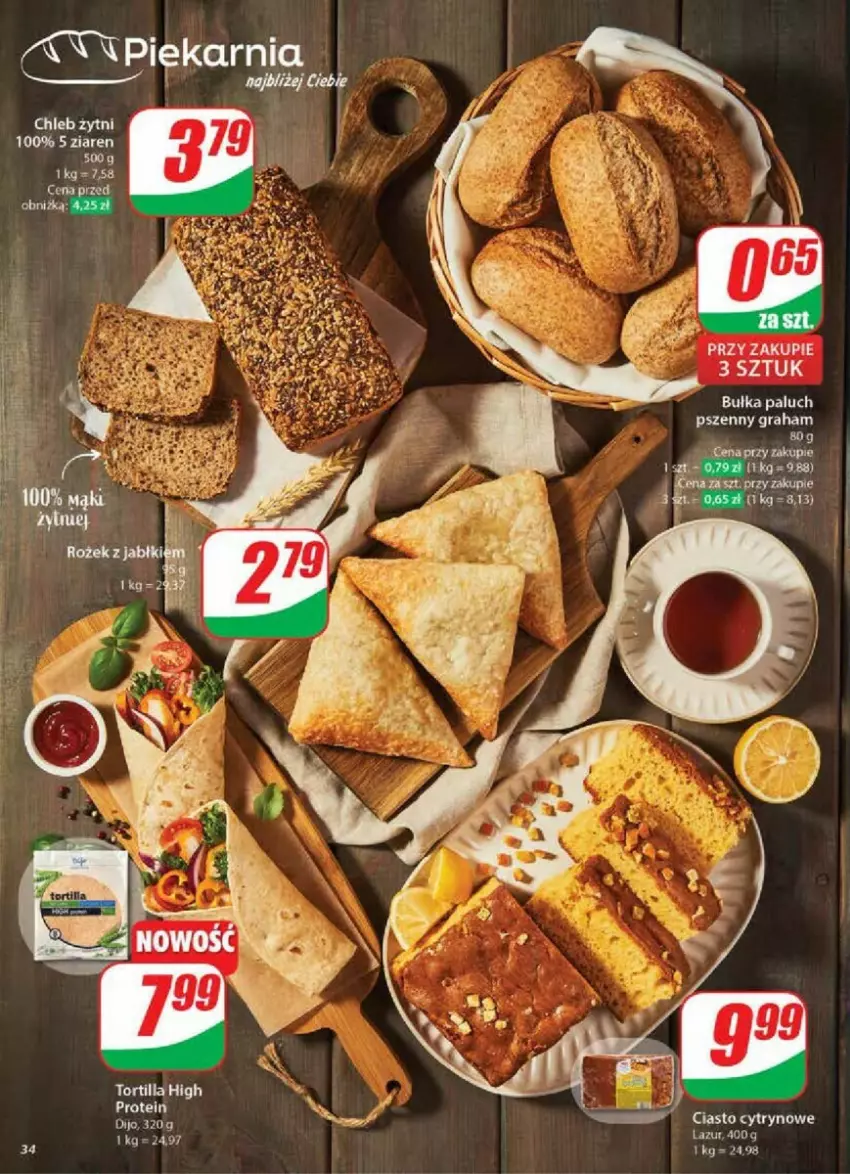 Gazetka promocyjna Dino - ważna 29.01 do 04.02.2025 - strona 28 - produkty: Bułka, Gra, Tortilla