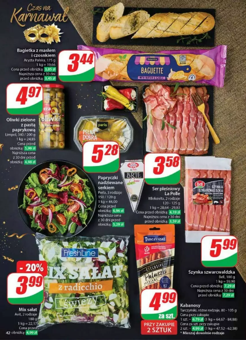 Gazetka promocyjna Dino - ważna 29.01 do 04.02.2025 - strona 37 - produkty: Bagietka, Kabanos, Sałat, Sito, Szynka, Tarczyński