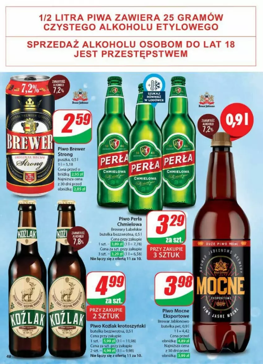 Gazetka promocyjna Dino - ważna 29.01 do 04.02.2025 - strona 43 - produkty: Perła, Piwo