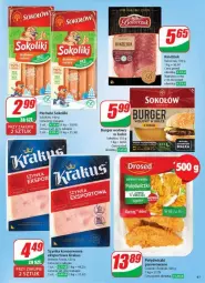 Gazetka promocyjna Dino - Gazetka - ważna od 04.02 do 04.02.2025 - strona 36 - produkty: Krakus, Parówki sokoliki, Sok, Ser, Por, Sokołów, Kindziuk, Parówki, Szynka konserwowa, Szynka, Burger, Sport, Polędwiczki panierowane