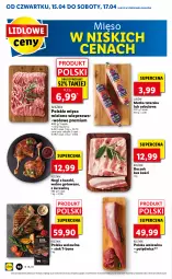Gazetka promocyjna Lidl - GAZETKA - Gazetka - ważna od 17.04 do 17.04.2021 - strona 10 - produkty: Polędwica, Mięso mielone, Stek, Boczek bez kości, Boczek, Wołowina, Metka tatarska, Mięso