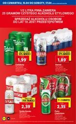 Gazetka promocyjna Lidl - GAZETKA - Gazetka - ważna od 17.04 do 17.04.2021 - strona 36 - produkty: Gra, Tyskie, Perła, Carlsberg, Harnaś