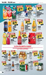 Gazetka promocyjna Netto - Gazetka spożywcza - Gazetka - ważna od 19.06 do 19.06.2021 - strona 14 - produkty: Piwa, Piwo, Sok, Por, Mus, Gra, 7up, Pepsi max, Somersby, Red Bull, Mirinda, Pepsi, Carlsberg, Oranżada, Hellena, Woda mineralna, Woda, Napój, Nektar, Grejpfrut, Hortex