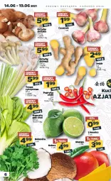Gazetka promocyjna Netto - Gazetka spożywcza - Gazetka - ważna od 19.06 do 19.06.2021 - strona 6 - produkty: Grzyby, Kolendra, Papryka, Czosnek, Limonka, Mango, Kokos, Imbir