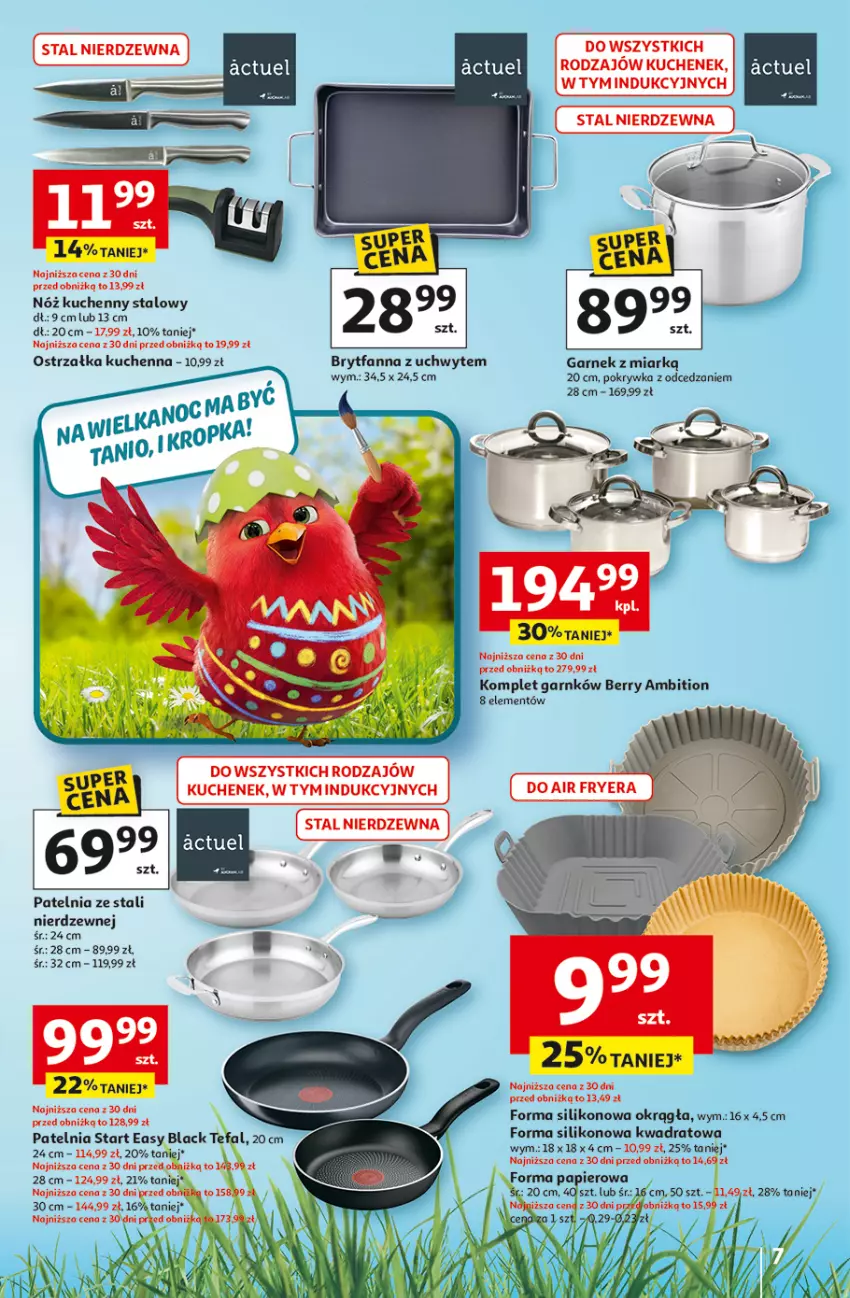 Gazetka promocyjna Auchan - 30 Lat Hipermarket - ważna 31.03 do 04.04.2026 - strona 7 - produkty: Fa, Garnek, Lack, Patelnia, Tefal