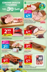 Gazetka promocyjna Auchan - 30 Lat Hipermarket - Gazetka - ważna od 04.04 do 04.04.2026 - strona 24 - produkty: Polędwica, Krakus, Gra, Szynka, Boczek, Kabanos, Kiełbasa