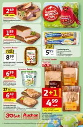 Gazetka promocyjna Auchan - 30 Lat Hipermarket - Gazetka - ważna od 04.04 do 04.04.2026 - strona 25 - produkty: Sałatka, Ciasto francuskie, Sok, Sokołów, Pasztet, Sałat, Szynka, Morliny, Boczek, Gala