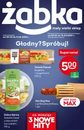 Gazetka promocyjna Żabka - Gazetka - ważna od 12.04 do 12.04.2022 - strona 1 - produkty: Piec, Kurczak, Sałatka, Hot dog, Sałat, Bagietka, Grill