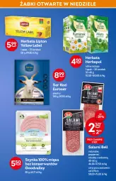 Gazetka promocyjna Żabka - Gazetka - ważna od 12.04 do 12.04.2022 - strona 49 - produkty: Ser, Salami, Bell, Szynka, Lipton, Ser kozi, Herbata, Herbapol