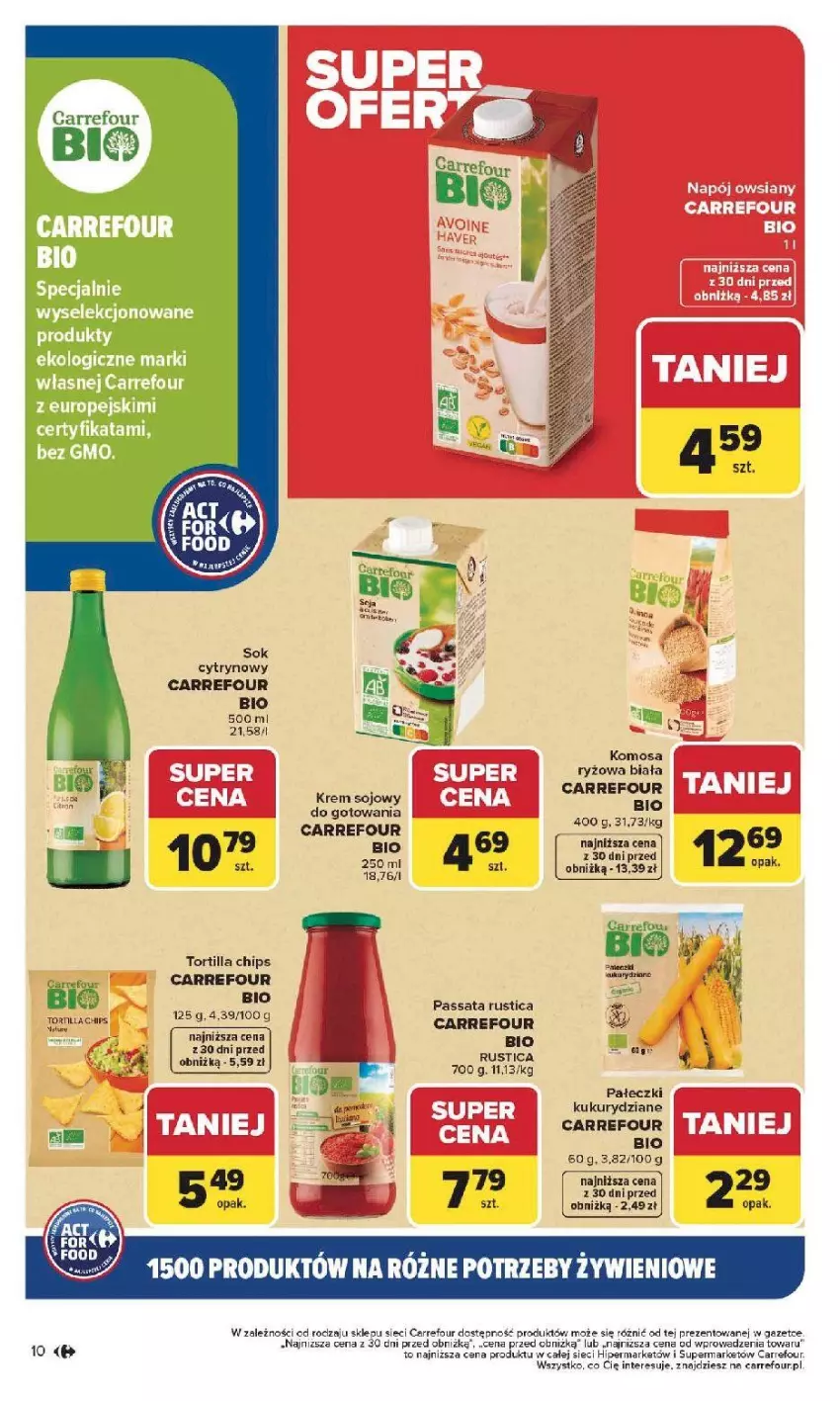 Gazetka promocyjna Carrefour - Gazetka Na różne potrzeby żywieniowe - ważna 05.01 do 17.01.2026 - strona 10 - produkty: LG, Napój, Rust, Ryż, Sok, Tortilla, Tortilla Chips