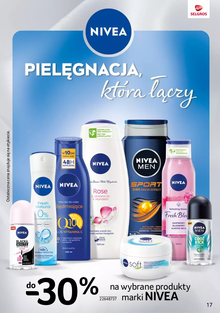 Gazetka promocyjna Selgros - Katalog Markowe Produkty - ważna 29.06 do 12.07.2023 - strona 17 - produkty: Nivea