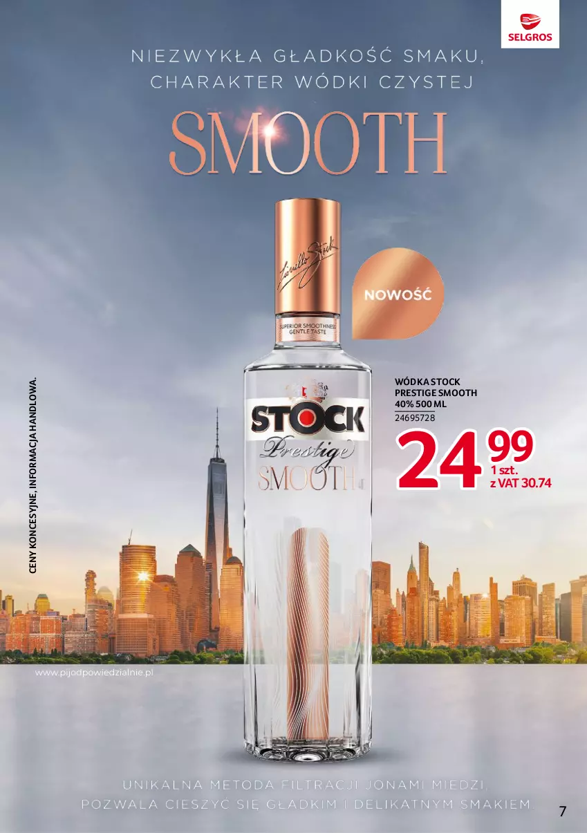 Gazetka promocyjna Selgros - Katalog Markowe Produkty - ważna 29.06 do 12.07.2023 - strona 7 - produkty: Stock, Wódka