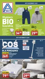 Gazetka promocyjna Aldi - Katalog Moda i Dom - Gazetka - ważna od 15.01 do 15.01.2022 - strona 1 - produkty: Odkurzacz, Sweter, Por, Kołdra, Szczotka, Wełna, Pocopiano, Poduszka, Akumulator