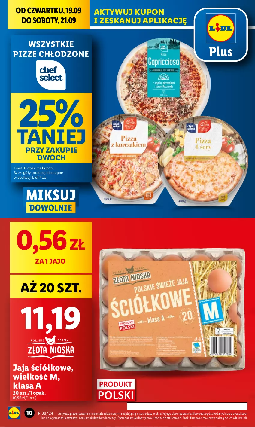 Gazetka promocyjna Lidl - GAZETKA - ważna 19.09 do 21.09.2024 - strona 10 - produkty: Jaja