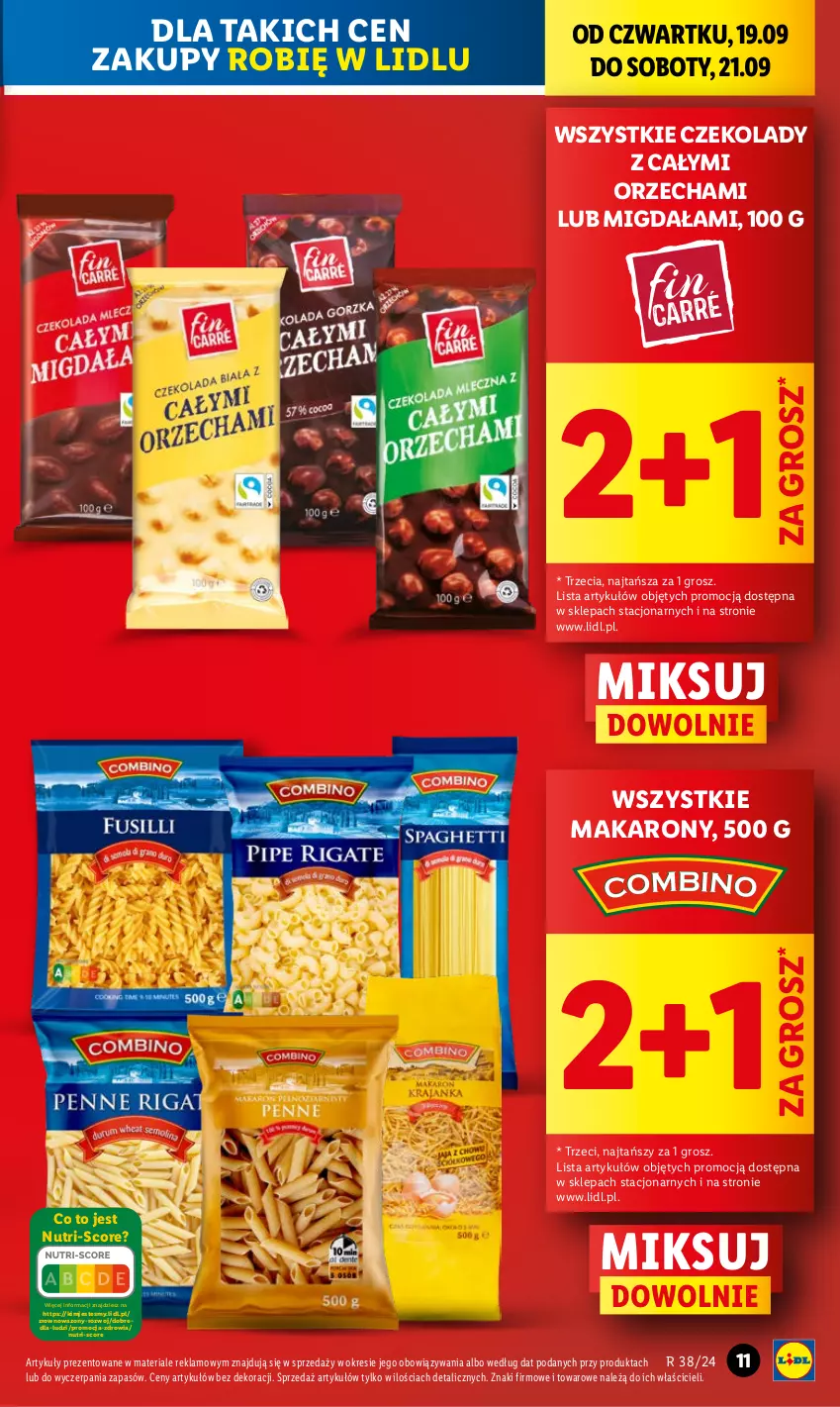 Gazetka promocyjna Lidl - GAZETKA - ważna 19.09 do 21.09.2024 - strona 11 - produkty: Makaron, Wazon