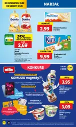 Gazetka promocyjna Lidl - GAZETKA - Gazetka - ważna od 21.09 do 21.09.2024 - strona 28 - produkty: Ser, Ryż, Danone, Müllermilch, Serek homogenizowany, Serek, Czekolada, Müller, Napój mleczny, Deser, Napój, Kinder