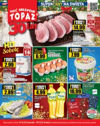 Gazetka promocyjna Topaz - Gazetka - Gazetka - ważna od 20.12 do 20.12.2023 - strona 1 - produkty: Top, Gra, Cukier, Schab wieprzowy, Mleczko, Ptasie mleczko, Waga