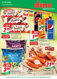 Gazetka promocyjna Dino - Gazetka - Gazetka - ważna od 06.09 do 06.09.2022 - strona 1 - produkty: Kinder Bueno, Sałat, Napój gazowany, Ferrero, Baton, Grill, Napój, Kinder