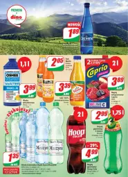 Gazetka promocyjna Dino - Gazetka - Gazetka - ważna od 06.09 do 06.09.2022 - strona 2 - produkty: Hoop, Sok, Mus, Napój gazowany, Szyna, Oshee, Woda mineralna, Owoce, Woda, Napój, Hortex