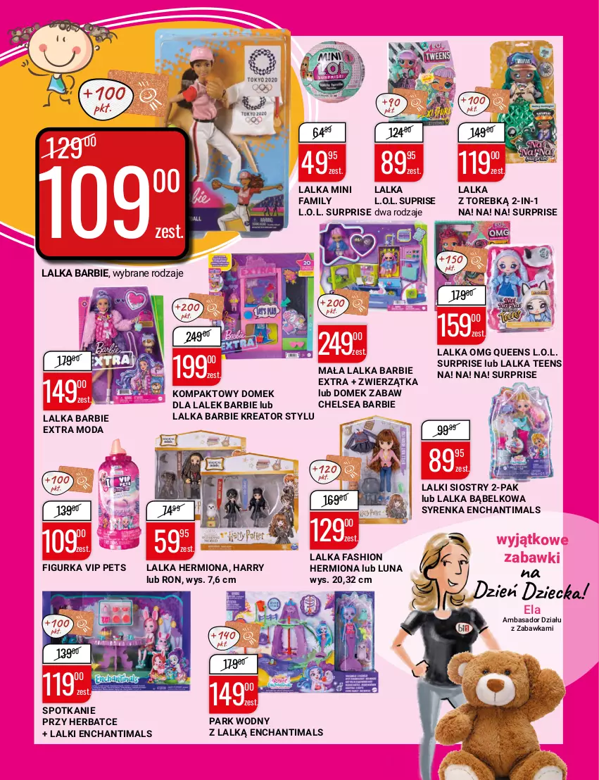 Gazetka promocyjna Bi1 - Dzień dziecka - ważna 25.05 do 01.06.2022 - strona 2 - produkty: Barbie, Domek dla lalek, Enchantimals, Fa, L.O.L., Lalka, Moda, Zabawka
