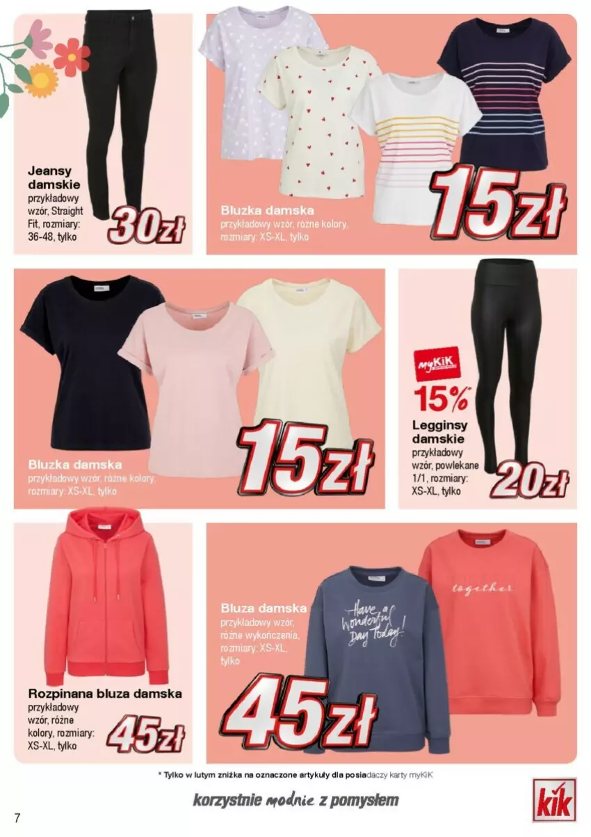 Gazetka promocyjna Kik - ważna 05.02 do 29.02.2024 - strona 15 - produkty: Bluza, Fa