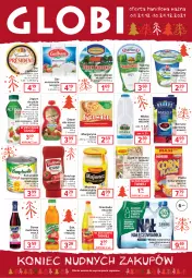 Gazetka promocyjna Carrefour - Gazetka Globi - Gazetka - ważna od 24.12 do 24.12.2021 - strona 1 - produkty: Mozzarella, Majonez, Serek wiejski, Ketchup, Jogurt naturalny, Nałęczowianka, Krakus, Sok, Ser, Twaróg, Piątnica, Zupa, Zott, Brie, Jogurt, Président, Kukurydza konserwowa, Bonduelle, Winiary, BoboVita, Kosz, Activia, Paola, Serek, Oranżada, Hellena, Margaryna, Camembert, Tymbark, Syrop, Galbani, Dzieci, Woda mineralna, Deser, Pudliszki, Woda, Kasia, Nestlé, Nektar, Kukurydza, Mleko