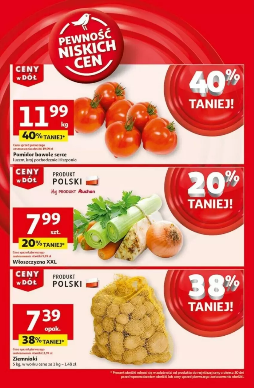 Gazetka promocyjna Auchan - ważna 16.01 do 21.01.2025 - strona 2 - produkty: Ser, Ziemniaki