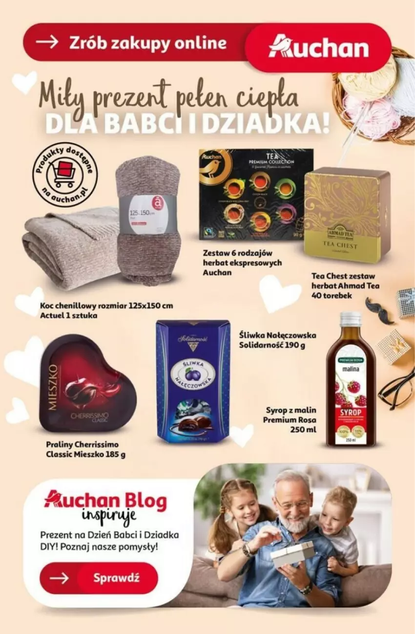 Gazetka promocyjna Auchan - ważna 16.01 do 21.01.2025 - strona 37 - produkty: Fa, Koc, Praliny, Syrop