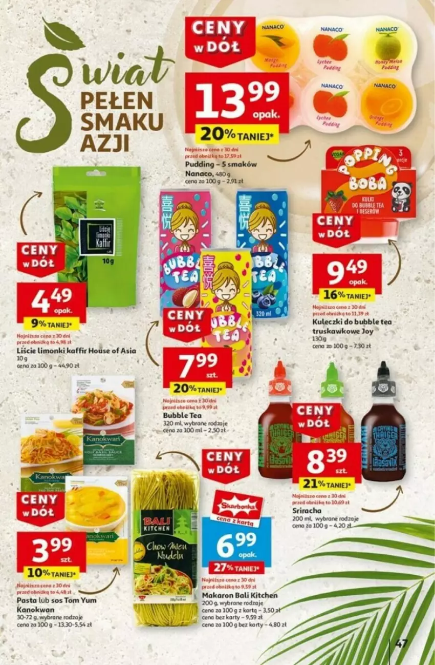 Gazetka promocyjna Auchan - ważna 16.01 do 21.01.2025 - strona 51 - produkty: Fa, House of Asia, Makaron, Pudding, Sos, Wiko