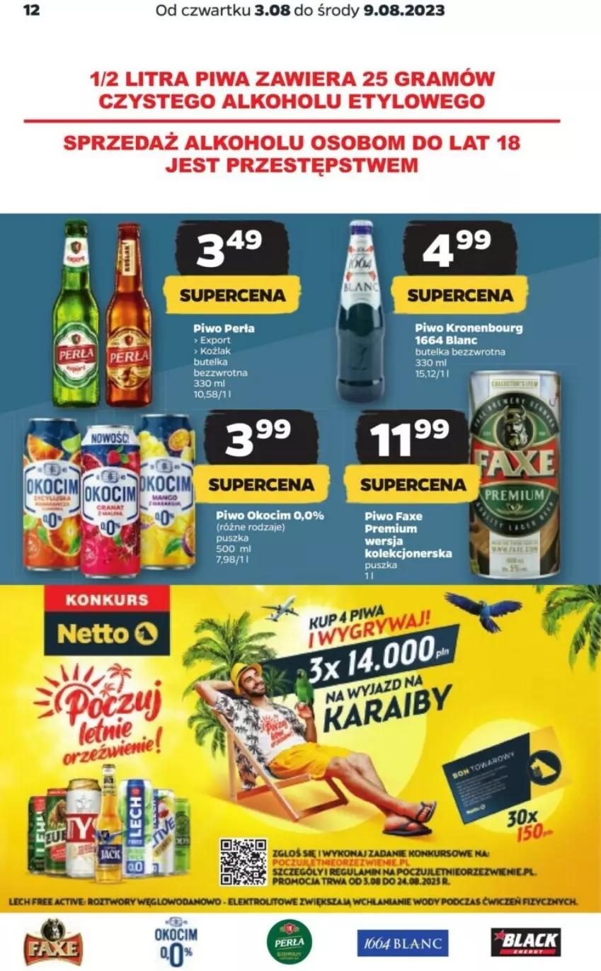 Gazetka promocyjna Netto - ważna 03.08 do 10.08.2023 - strona 4 - produkty: Gra, Piwa