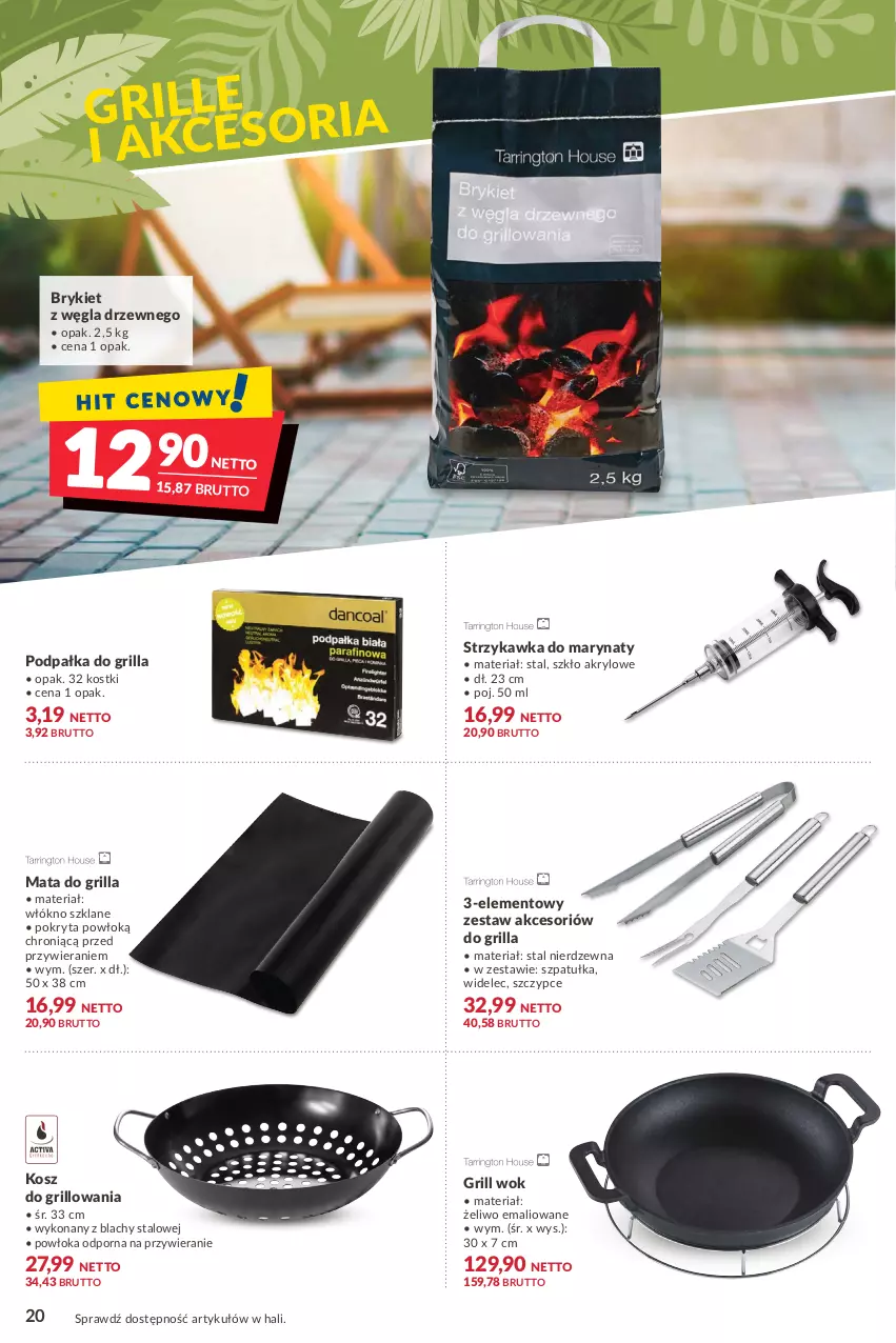 Gazetka promocyjna Makro - [Oferta specjalna] Lato w ogrodzie - ważna 04.05 do 16.05.2022 - strona 20 - produkty: Grill, Kosz, Por, Szczypce, Szpatułka, Widelec