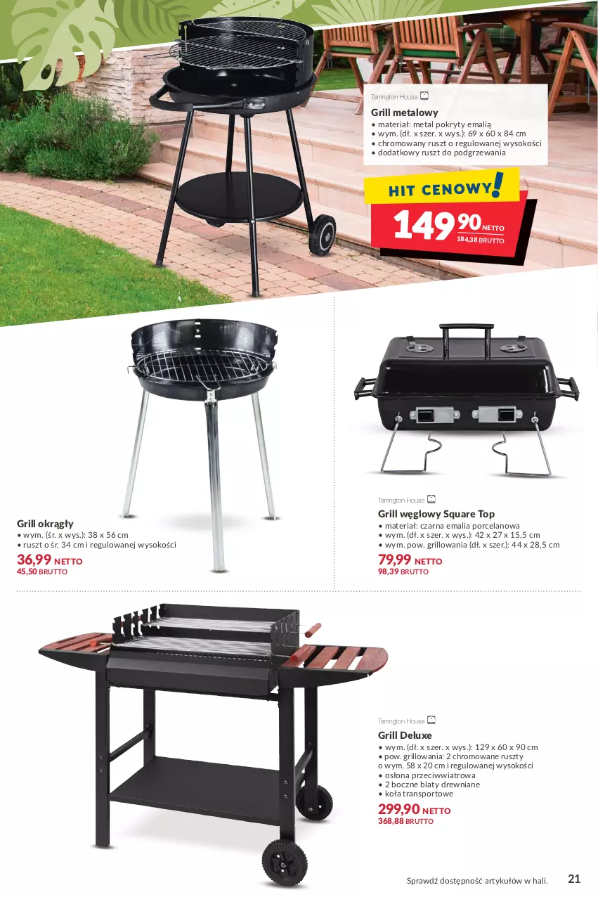 Gazetka promocyjna Makro - [Oferta specjalna] Lato w ogrodzie - ważna 04.05 do 16.05.2022 - strona 21 - produkty: Grill, Por, Sok, Sport, Top, Tran