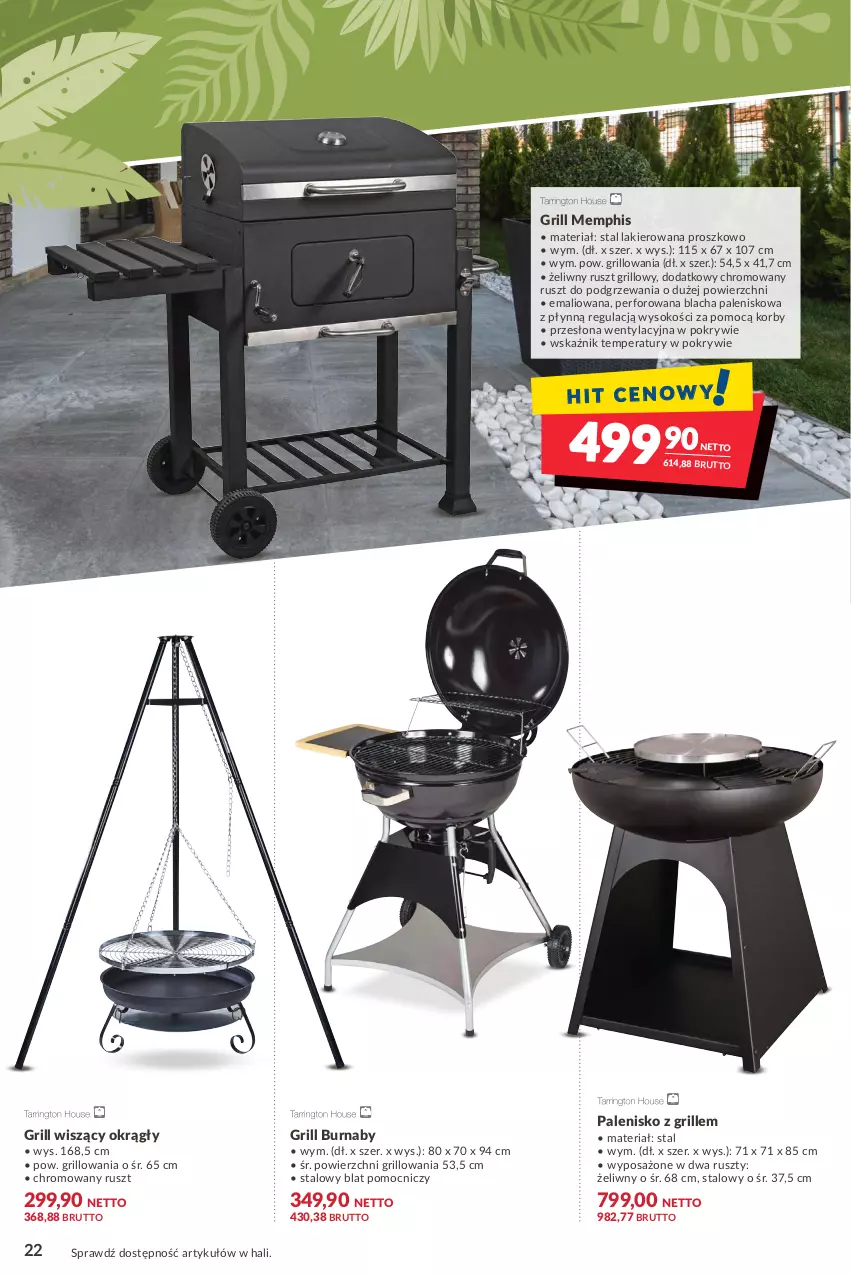 Gazetka promocyjna Makro - [Oferta specjalna] Lato w ogrodzie - ważna 04.05 do 16.05.2022 - strona 22 - produkty: Grill, Lakier, Palenisko, Sok