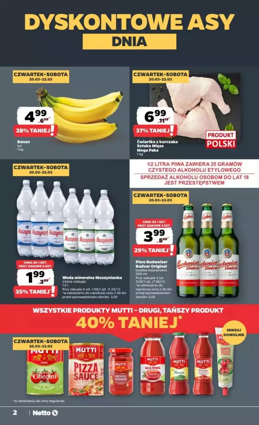 Gazetka promocyjna Netto - ważna 20.03 do 26.03.2025 - strona 5 - produkty: Gin, Gra, Mus, Muszynianka, Piwa, Woda, Woda mineralna