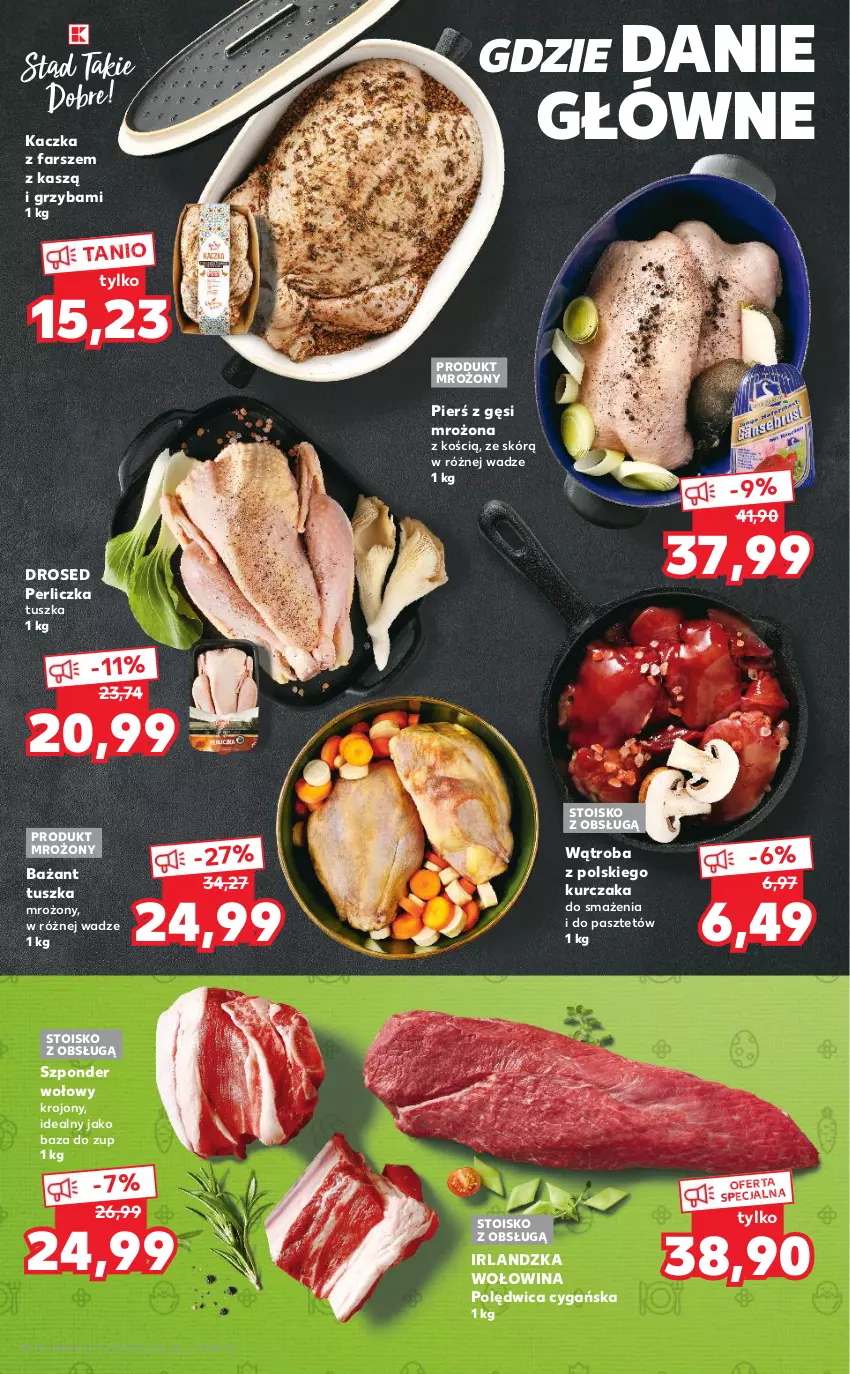 Gazetka promocyjna Kaufland - OFERTA TYGODNIA - ważna 07.04 do 12.04.2022 - strona 2 - produkty: Fa, Kaczka, Kurczak, Pasztet, Perliczka, Polędwica, Szponder wołowy, Tusz, Wołowina