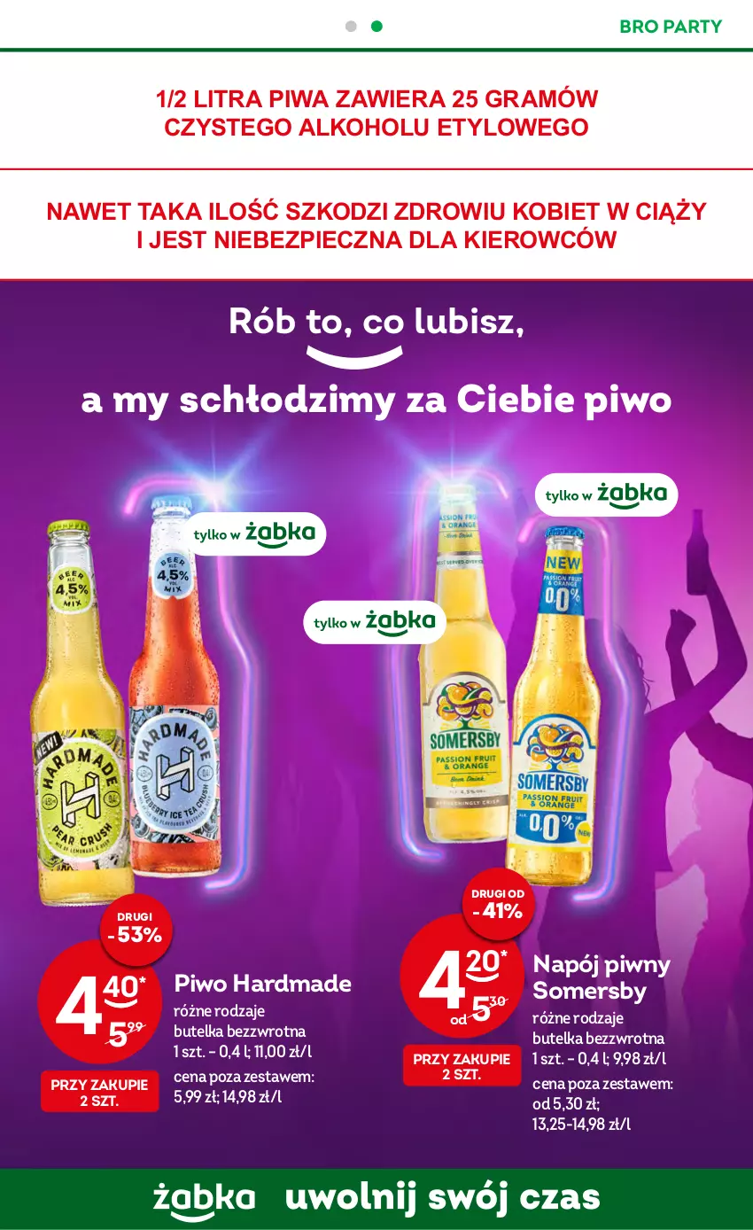 Gazetka promocyjna Żabka - ważna 16.11 do 22.11.2022 - strona 23 - produkty: Gra, Napój, Piec, Piwa, Piwo, Somersby