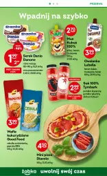 Gazetka promocyjna Żabka - Gazetka - ważna od 22.11 do 22.11.2022 - strona 27 - produkty: Lubella, Sok, Ser, Mus, Danone, Bell, Papryka, Wafle, Serek, Pizza, Owsianka, Tymbark, Danio, Kubuś, Bella, Arbuz, Kakao